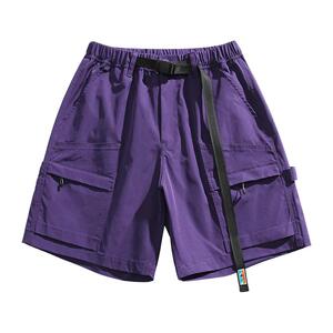 Jasonwood/坚持我的美式户外机能工装短裤夏季宽松直筒五分裤男