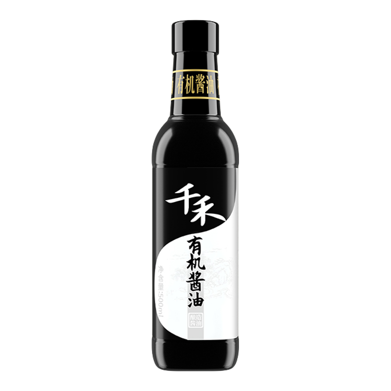 千禾有机酱油0添加500ml特级生抽