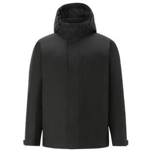 【赛里木湖®鹅绒】比音勒芬2026冬新款男休闲简约保暖连帽羽绒服