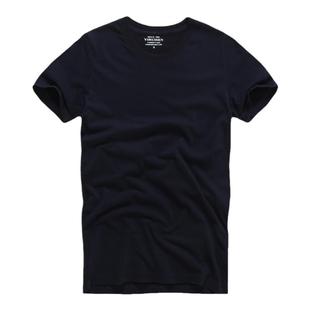 贝克汉姆小贝同款纯色短袖t恤男夏季圆领打底衫纯棉潮男士t恤修身