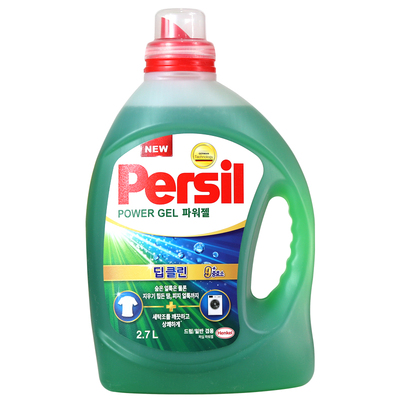 韩国汉高宝莹Persil酵素深层清洁洗衣液浓缩去螨边伯贤柔顺剂2.7L
