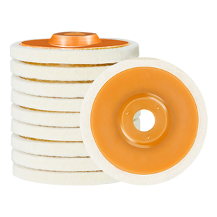 羊毛抛光轮角磨机不锈钢镜面金属打磨神器棉轮磨盘手砂轮磨光布轮