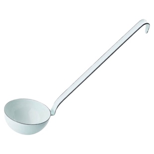 奥地利Riess手工复古搪瓷汤勺家用大号盛汤勺子长柄加厚火锅漏勺