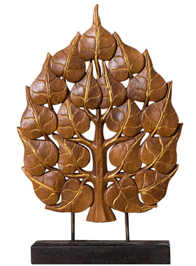 电视柜泰式东南亚风木头装饰摆件