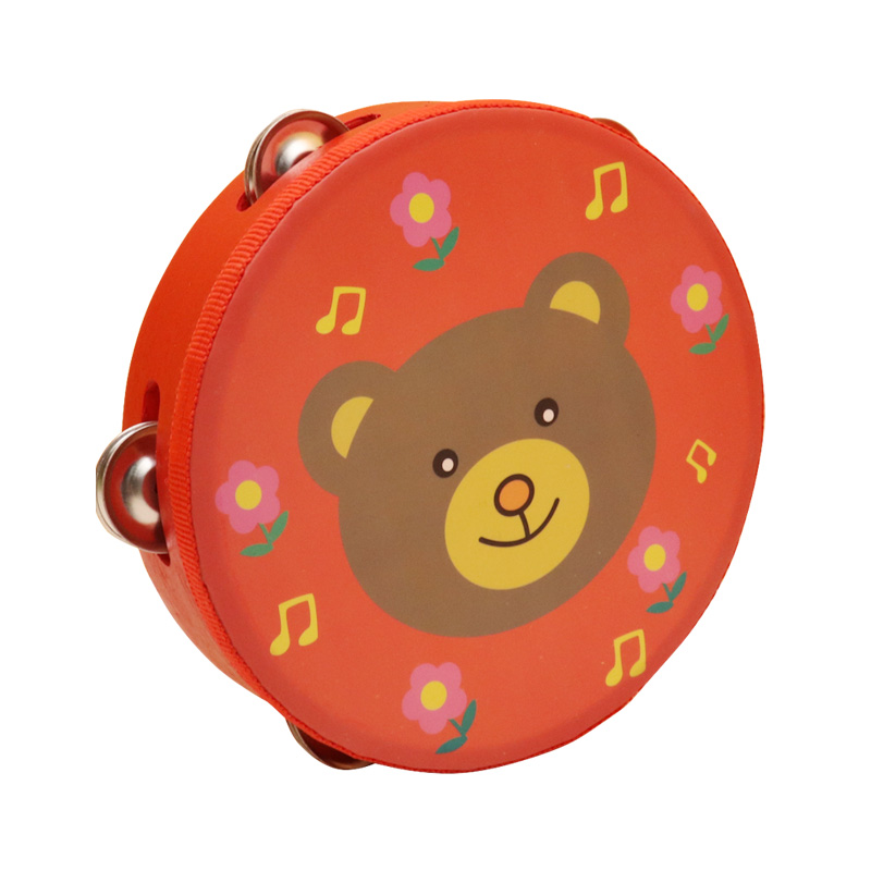 婴幼儿童手拍鼓铃鼓摇铃奥尔夫乐器1-3-6岁幼儿园老师用表演手鼓