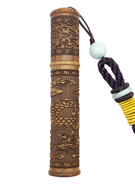 可放经文护身符空心符管项链吊坠