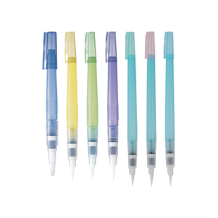 日本吴竹KURETAKE自来水笔 水彩画笔BRUSH刷头笔储水毛笔 美术彩绘大中小号 短/长杆