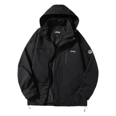 Jeep吉普冲锋外套男士户外登山服