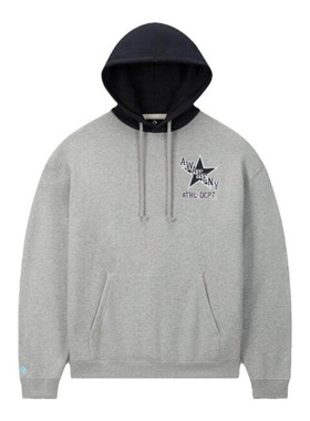 Converse匡威 x Awake联名LOGO纯棉保暖撞色连帽套头卫衣秋冬外套