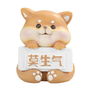 莫生气小猪桌面摆件办公室