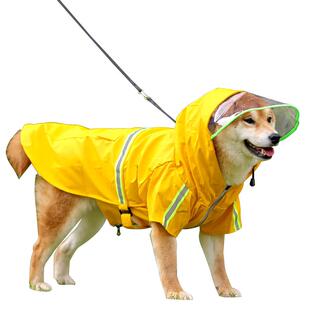 大狗狗雨衣柴犬金毛边牧拉布拉多中型大型犬宠物全包防水雨服雨披