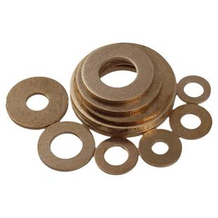 GB97铜垫片平垫片加厚黄铜圆形介子金属螺丝平垫圈M2M3M4M5M6-M24