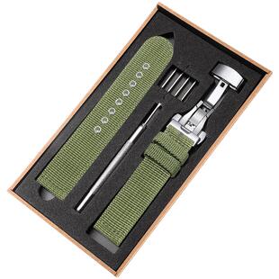 尼龙帆布手表带男适用华为GT5/GT4手表GT3表带WATCH3PRO荣耀Magic2智能Pro运动GT2男ECG小米三星gearS3新款