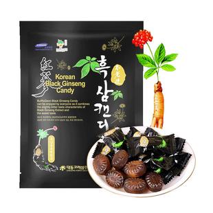 不老健高丽参韩国黑参润喉糖滋补品人参硬糖正品进口红参喜糖250g