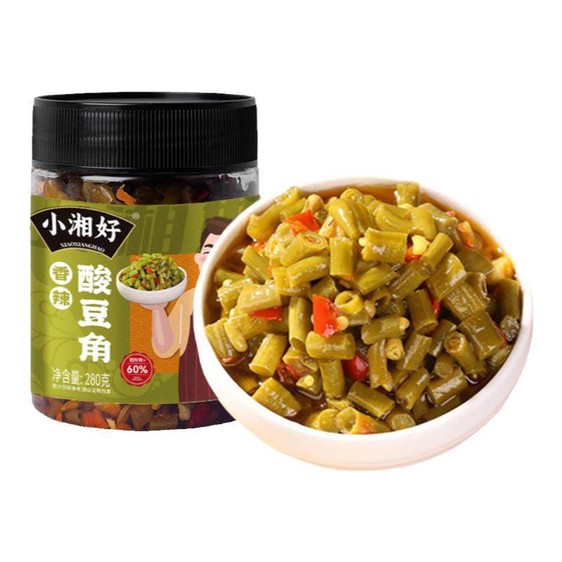 肉沫酸豆角拌饭下饭菜