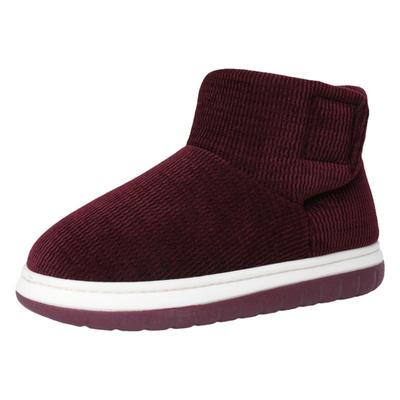 冬季加绒加厚外穿防滑厚底保暖高帮包跟棉拖鞋男女款居家毛毛棉鞋