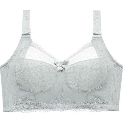 显小内衣女薄款文胸无钢圈聚拢