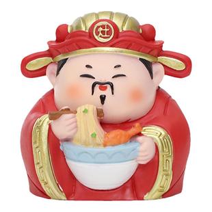 各路小神仙摆件神龛五路财神土地爷神台灶王爷手办桌面摆件国潮女