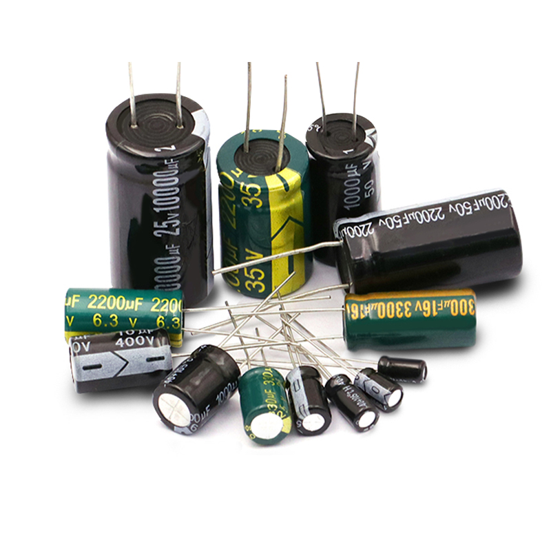 直插铝电解电容器元件高频大全25/35/50v/10uF47/100/470/2200uF