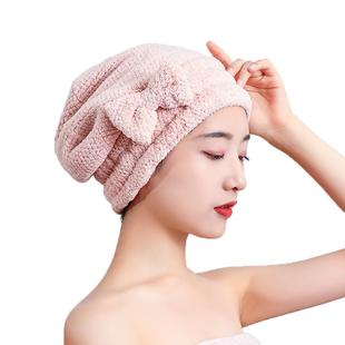 洁丽雅吸水干发帽女可爱擦头包头巾速干发毛巾居家洗头洗澡浴帽