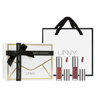 unny蜜语信笺唇悦礼盒 唇釉口红生日礼物送朋友唇部精华套装