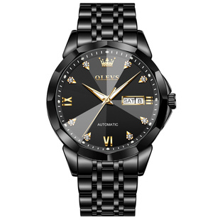 官方旗舰店瑞士正品男士手表男款机械表全自动防水男表黑武士十大