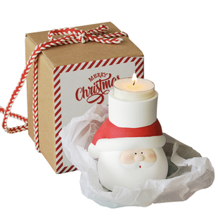 《100个圣诞老人》烛台香薰蜡烛试香茶蜡礼盒交换礼物伴手礼节日