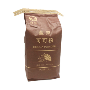台创蓝黛高脂可可粉5kg 深黑防潮烘焙冲饮装饰低糖脏脏包巧克力粉