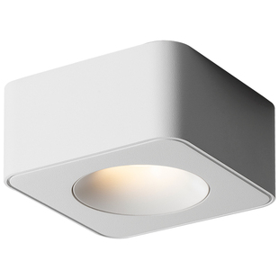 麦丹妮 led方形超薄明装防眩斗胆射灯无主灯客厅卧室单头吸顶筒灯