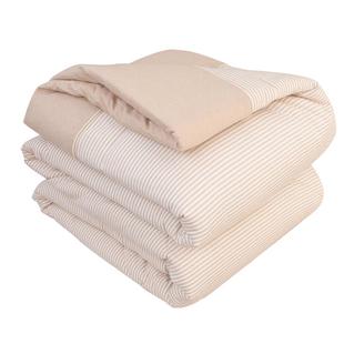 全棉彩棉秋冬被可机洗无需被套一体空调被被子单人双人新疆棉裸睡