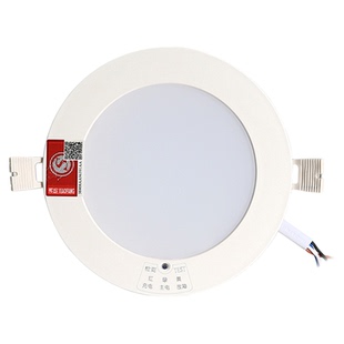 【4寸开孔120mm】嵌入式消防应急筒灯紧急照明应急照明灯应急灯