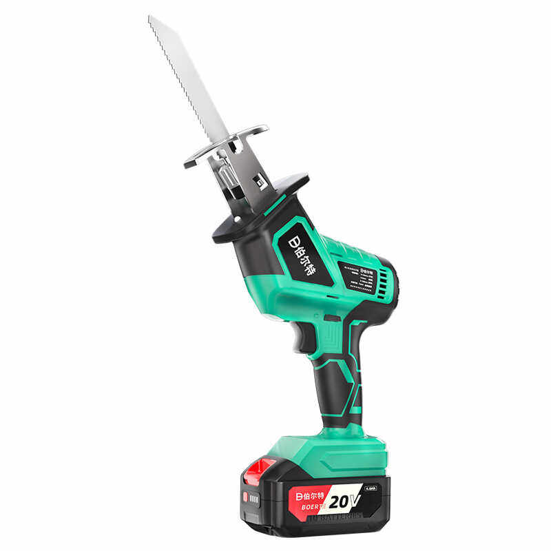 伯尔特20V无刷锂电马刀锯往复锯家用充电式小型户外手持锯伐木锯