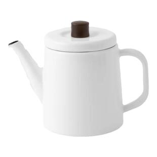 日本进口野田珐琅壶搪瓷珐琅烧水壶茶壶明火电磁炉咖啡手冲壶1.5L