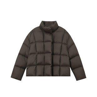 郑买买 炭火羽绒 2025超火鹅绒服秋冬气质显瘦宽松轻装滑鹅绒服女