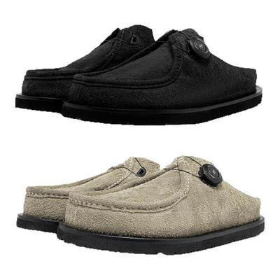 TCMADE 903 翻毛牛皮勃肯鞋 绒面快拆包头穆勒拖鞋 男女同款