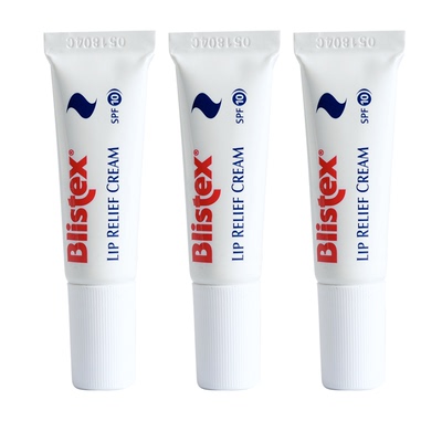 blistex百蕾适碧唇3spf6小白管