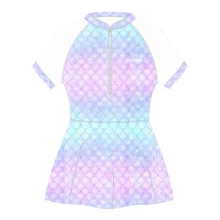 pulassi女童泳衣女孩女大童初中生2026年新款连体裙式女童游泳衣