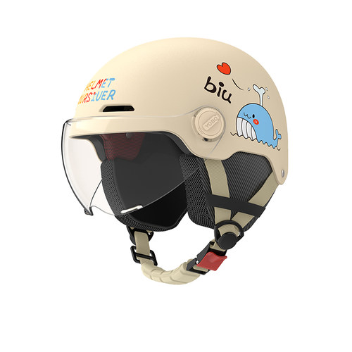 新国标3c认证儿童头盔男女孩6到12岁电动摩托车3到6岁四季安全帽