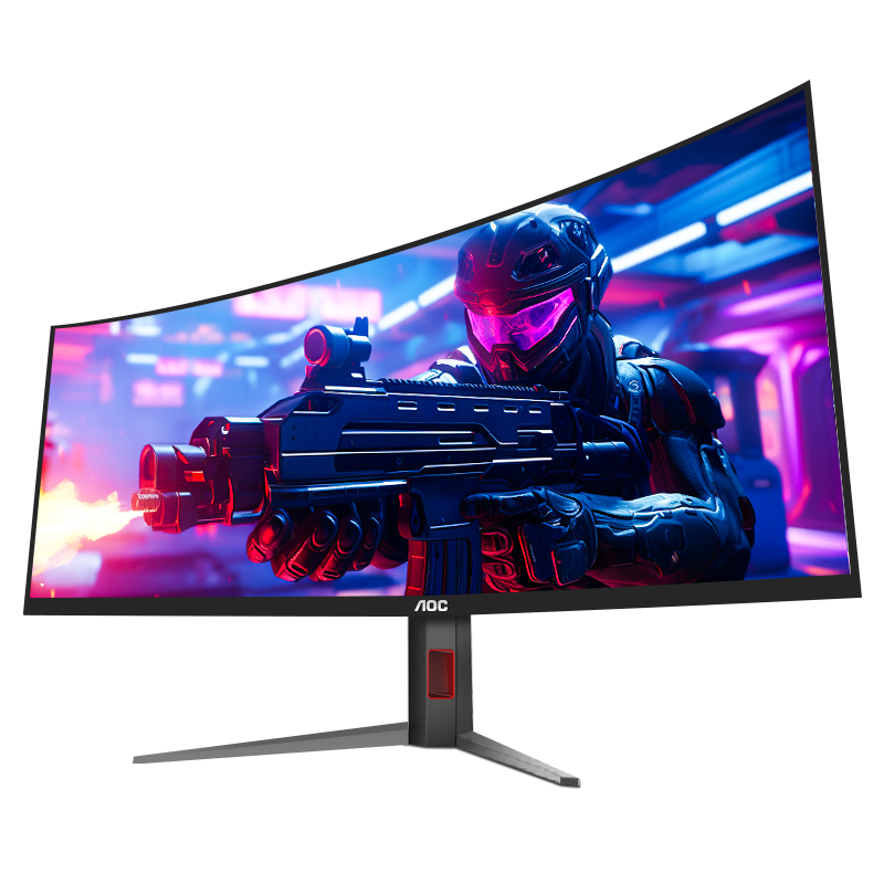 AOC带鱼屏4K240Hz显示器34英寸曲面电脑电竞CU34G4Z屏幕CU34G10X
