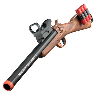 S686玩具男孩抛壳礼物玩具单管来福喷子模型霰弹发射器生日礼物