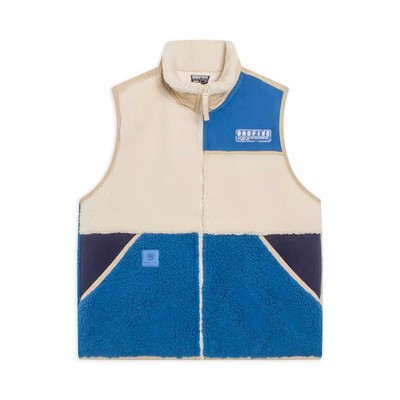 李宁羊羔绒马甲男立领加厚外套