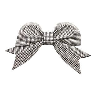 韩国东大门水钻蝴蝶结侧边夹大号发夹女高级名暖超闪生日满钻发卡