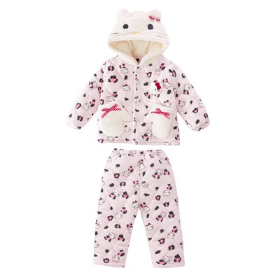 女童睡衣冬季珊瑚绒2025新款