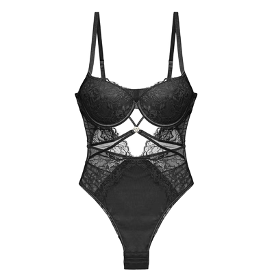 黑色连体衣dplaysweet性感