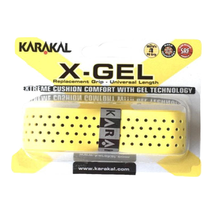 KARAKAL新款壁球手胶网球羽毛球KA705厚款带孔手柄皮X-GEL GRIP