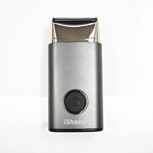 电动剃须刀往复式单刀头水洗迷你男士刮胡刀卡片式充电胡须刀便携