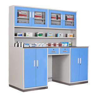 医用钢制处置台诊所操作台诊察室诊察桌调剂桌不锈钢西药柜药品柜