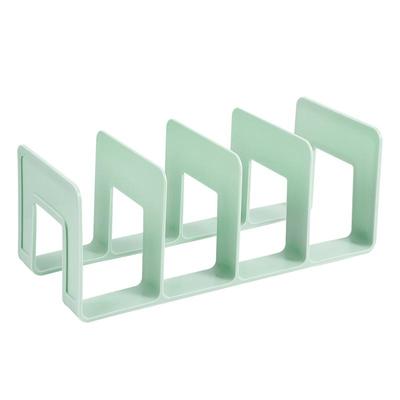 亚克力四格书立架书桌侧边分层隔板夹桌面 固定书本支架立架书架挡书夹立式分隔板收纳神器学生儿童置物书架