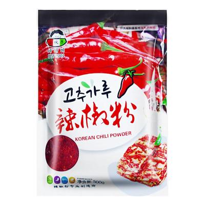 小伙子辣椒粉500g韩式泡菜专用辣椒面粗细辣东北辣白菜烧烤调料