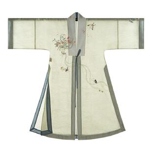 瞳莞汉服原创设计新品绣花直领竖领对襟比甲夏季显瘦满褶裙岄扇香